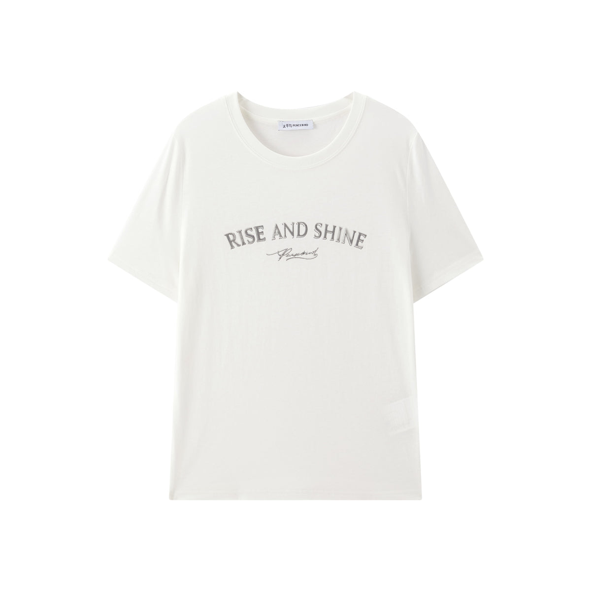Women's Linen-Blend Graphic T-Shirt