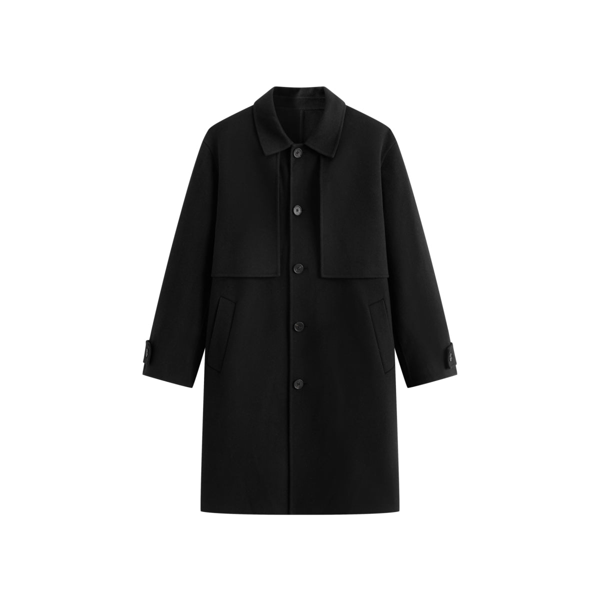 Men's Double-Face Trench-Style Coat