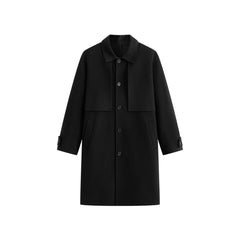 Men's Double-Face Trench-Style Coat
