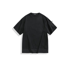 Men's Outdoor-Style T-Shirt with Drawstring Hem