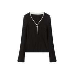 Women's Slim-Fit V-Neck Sweater