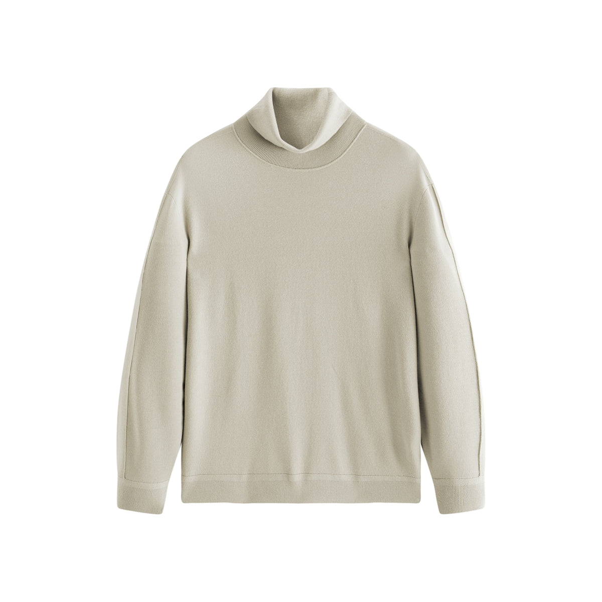 Men's Slim-Fit High-Neck Knit Sweater