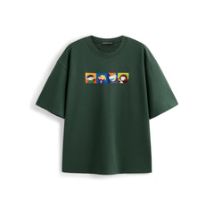 Men's Cotton Cartoon Print T-Shirt