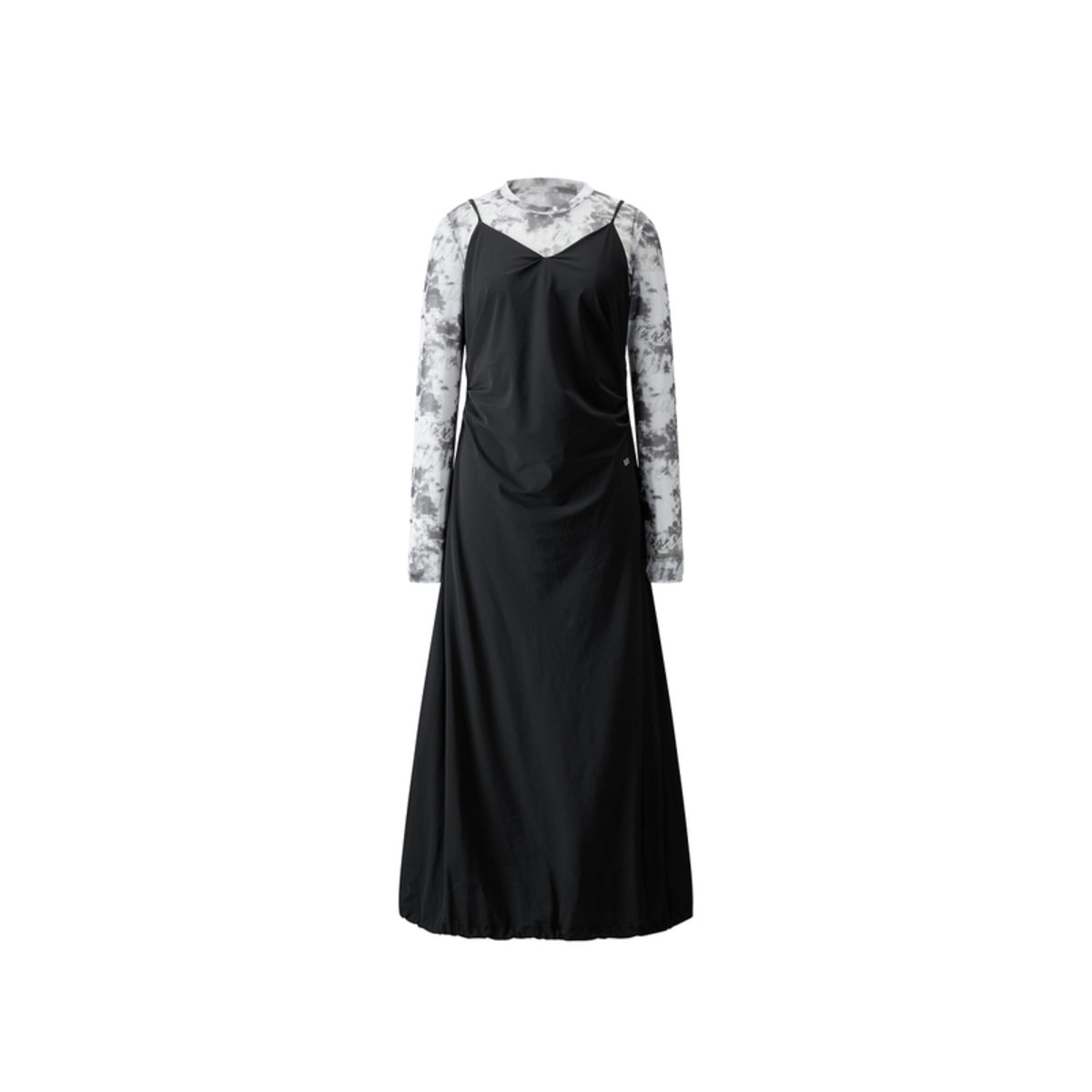 Women's Tie-Dye Shirt & Cami Dress Set