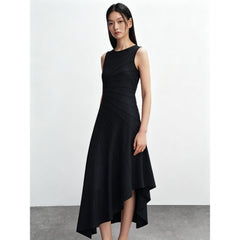 Women's commuter asymmetrical dress