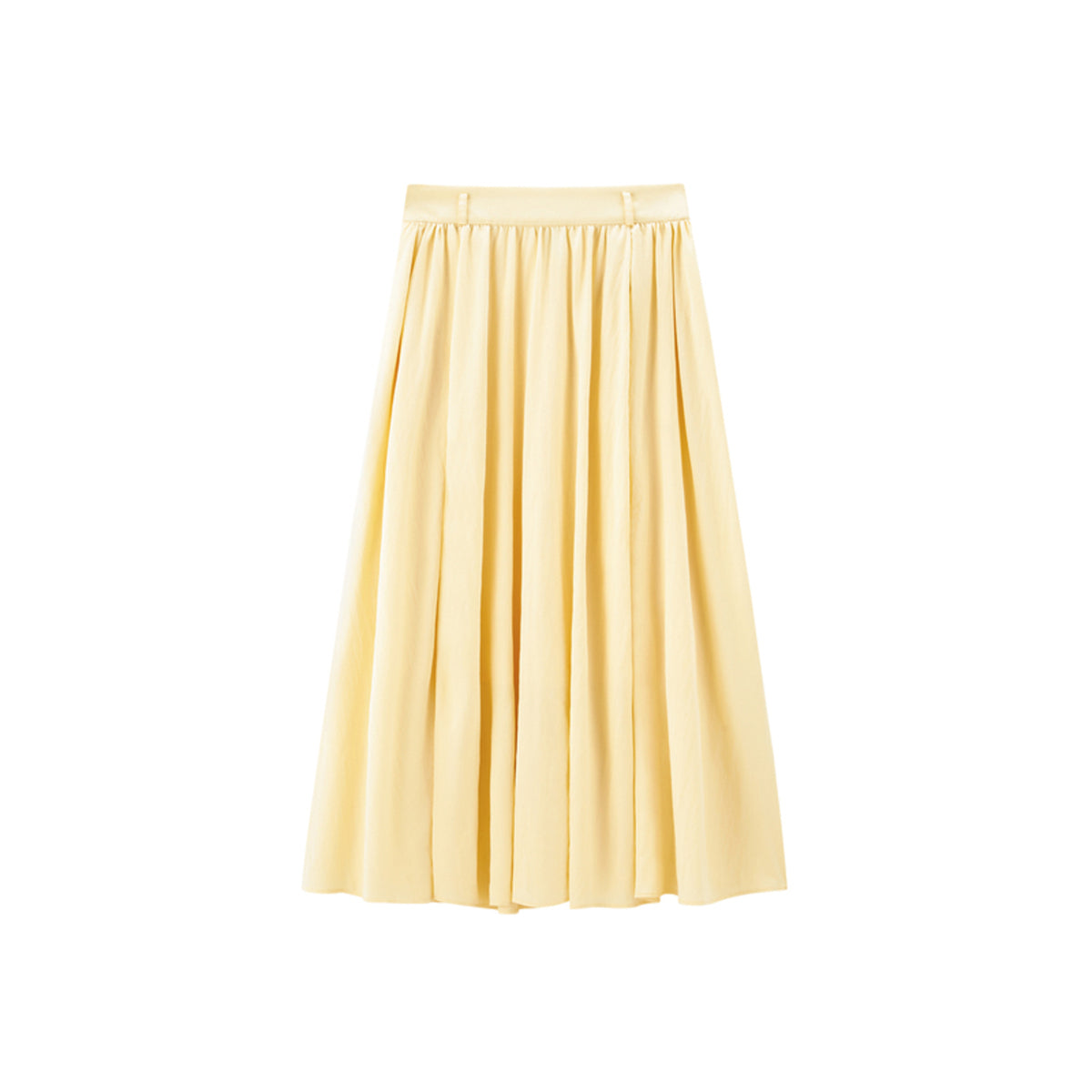 Women's Textured Pleated A-Line Maxi Skirt
