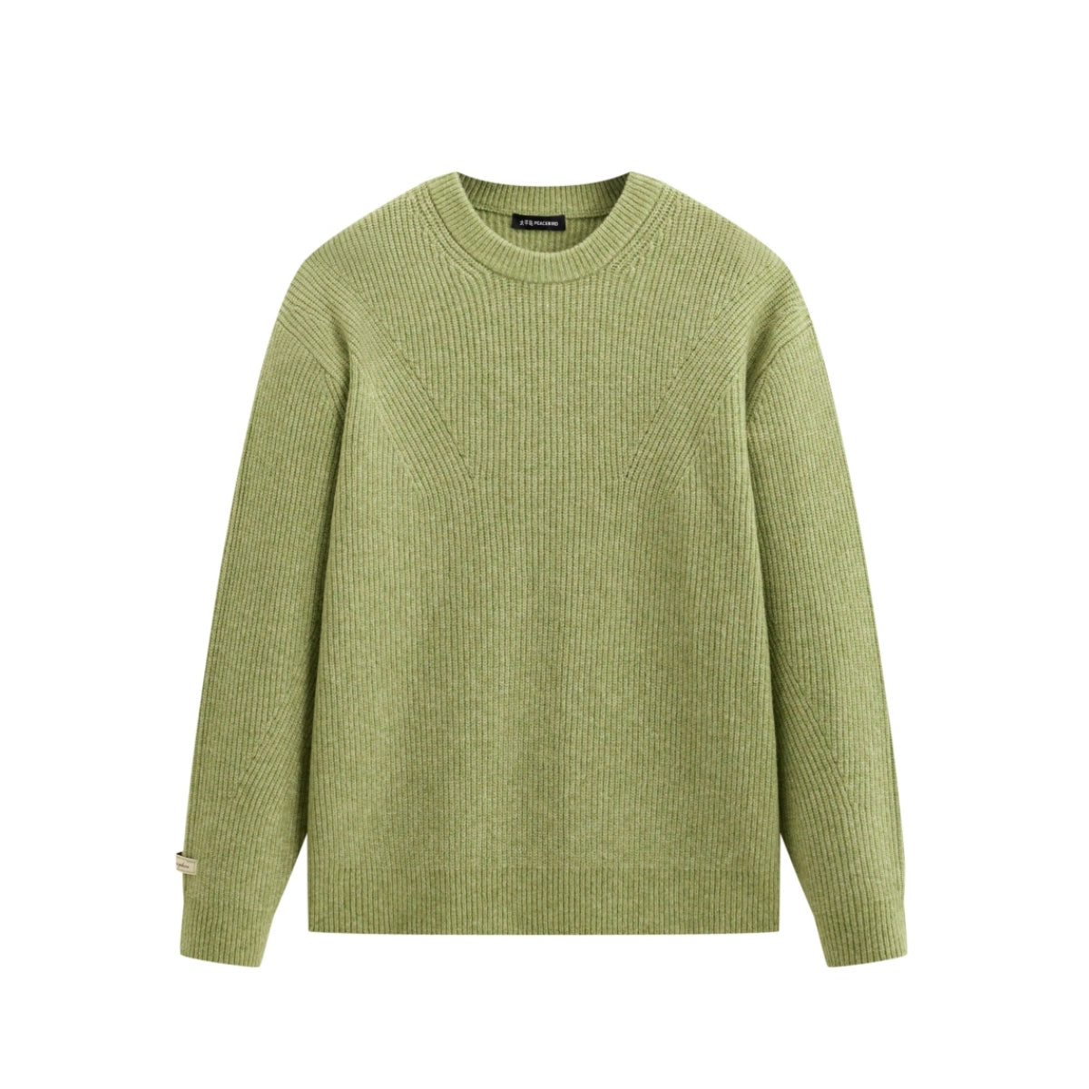 Men's Relaxed Solid Crewneck Sweater