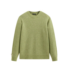 Men's Relaxed Solid Crewneck Sweater