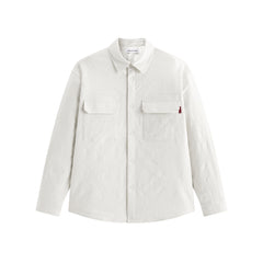 Men's Allover Jacquard Fleece-Lined Shirt