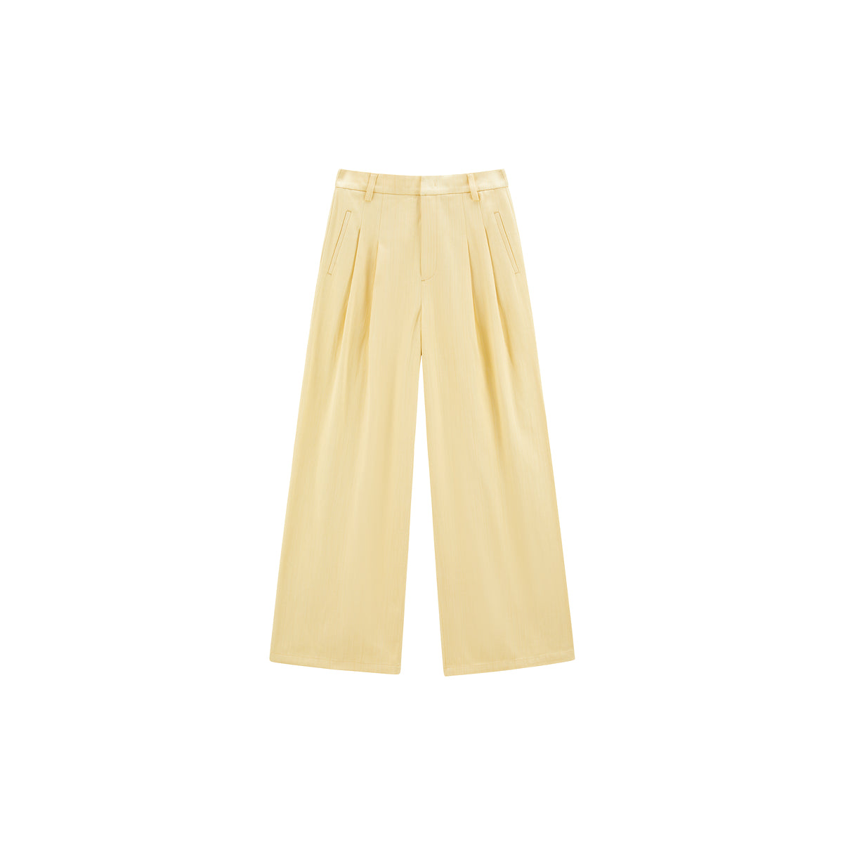 Women's Wide Leg Pleated Trousers