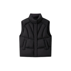 Women's Quilted Vest Style Puffer Jacket