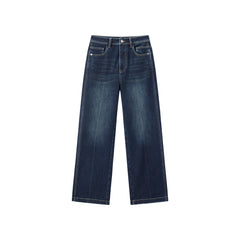 Women's Vintage Washed Wide-Leg Jeans