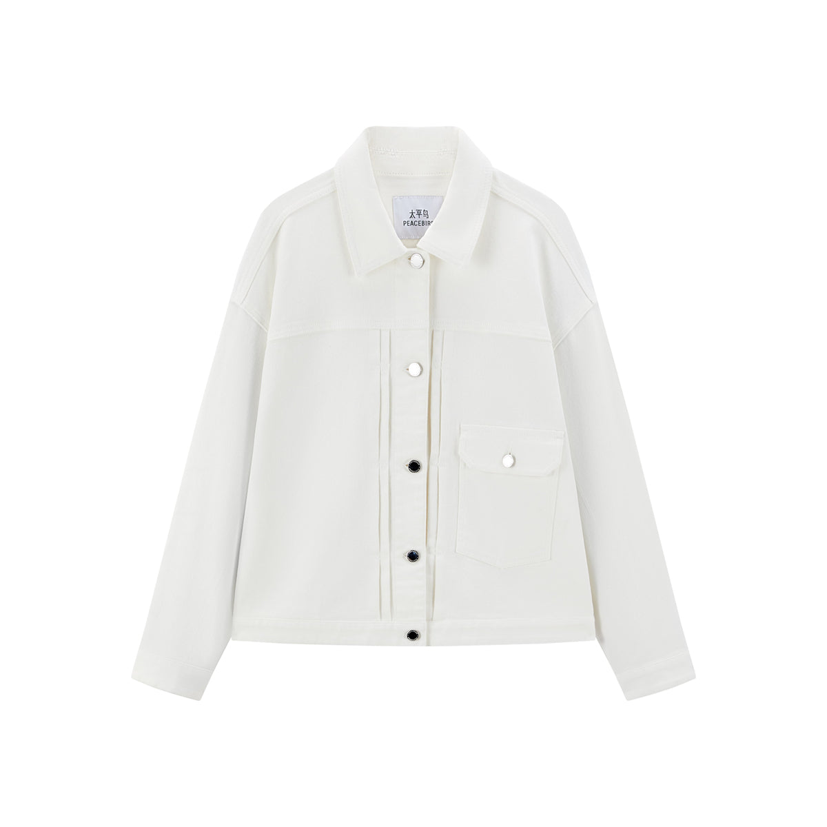 Women's Boxy Cotton Denim Jacket