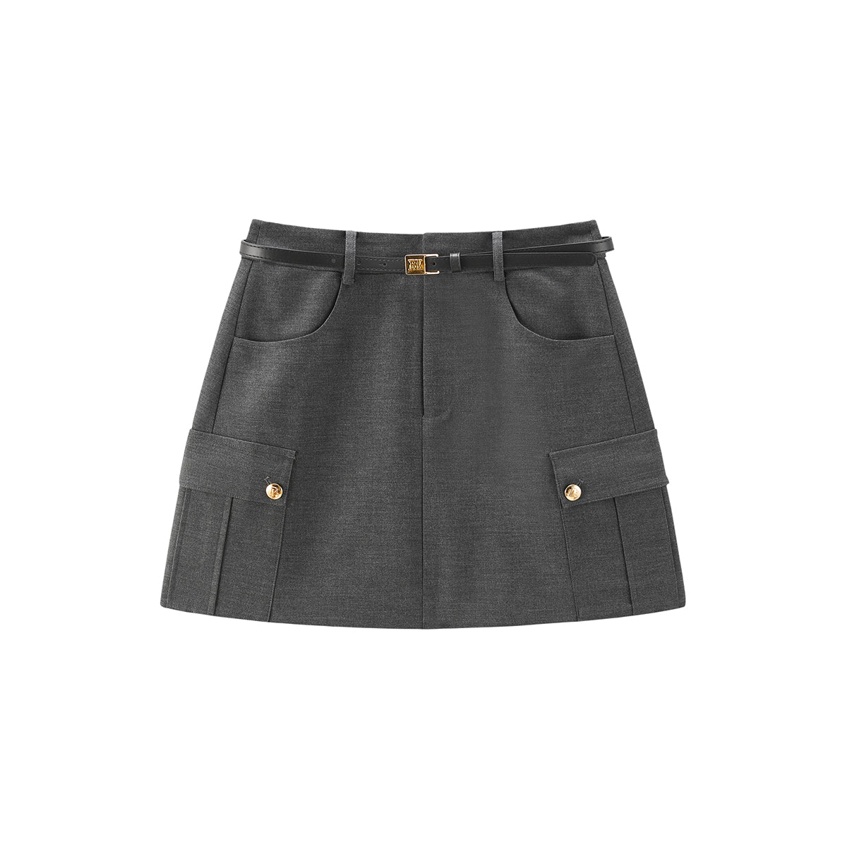 Women's Belted Cargo Skirt