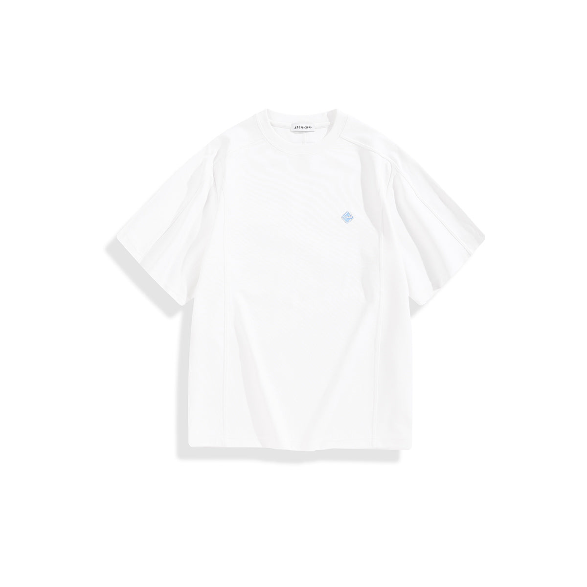 Men's Textured Spliced T-Shirt