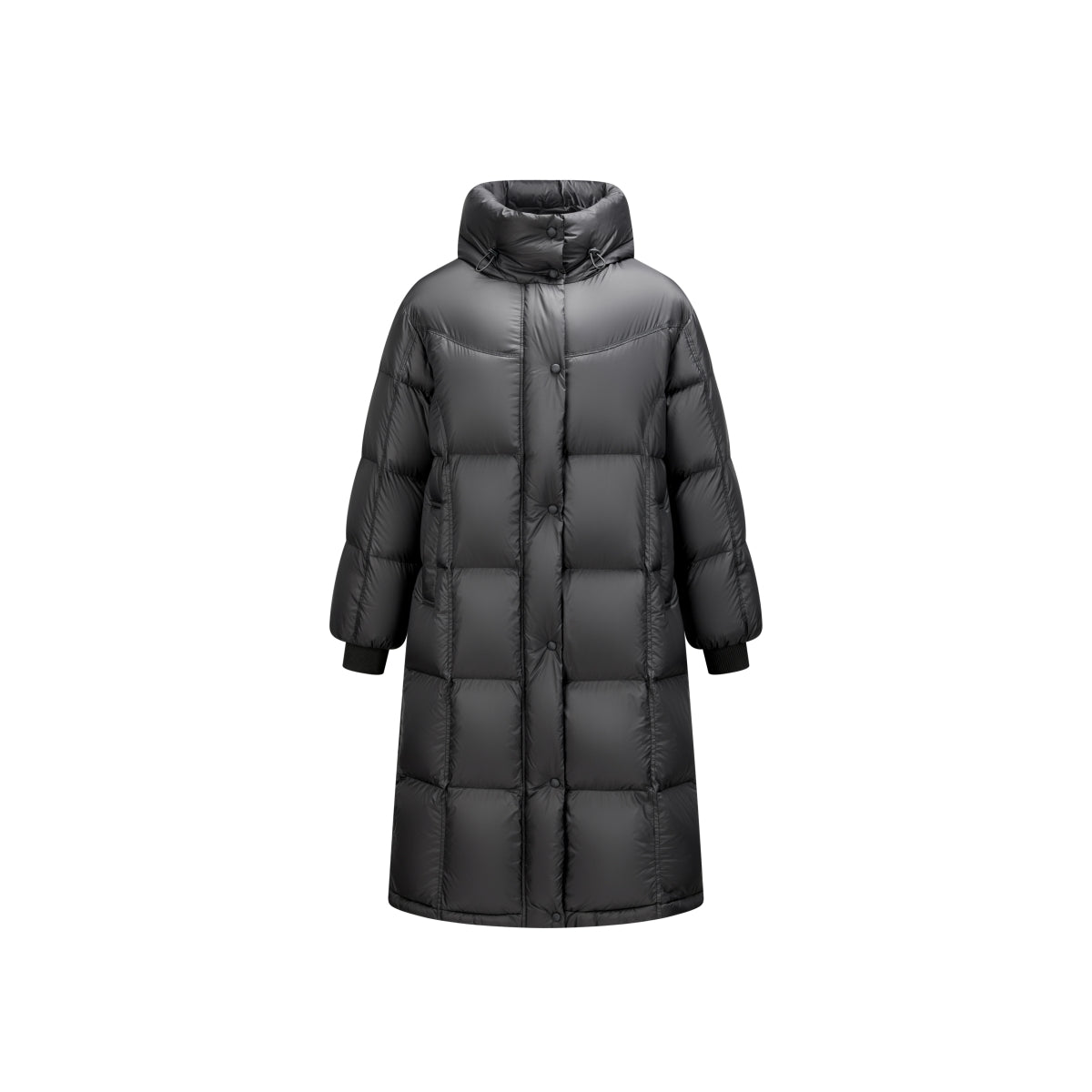 Women's Hooded Extra Long Warm Puffer Jacket