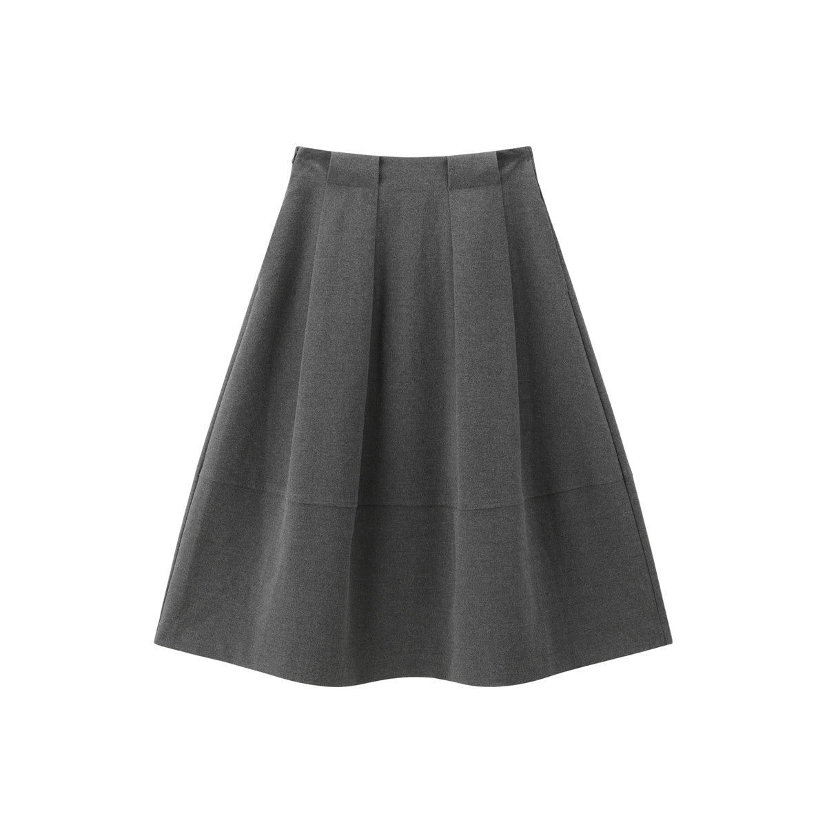 Women's High-Waist A-Line Flared Skirt