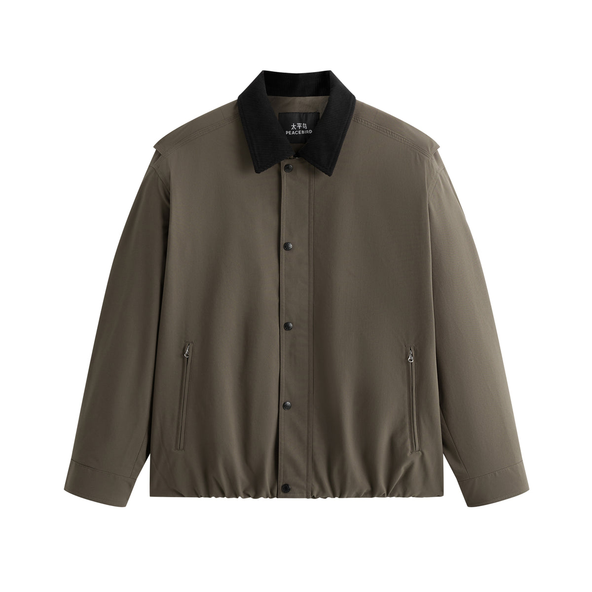 Men's Barn-Style Stand-Collar Jacket