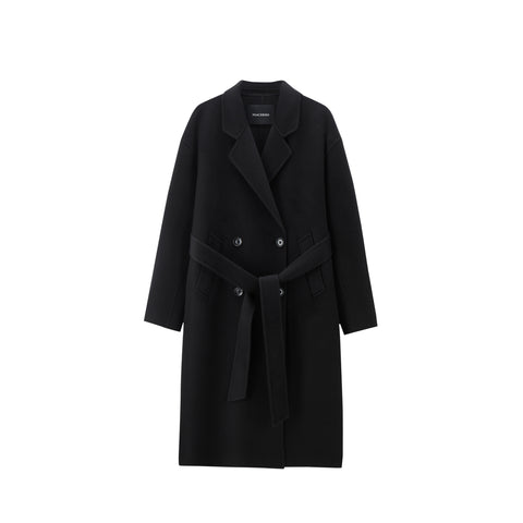 Peacebird Women *US Final Sale* Women's Double-Breasted Double-Face Wool Coat