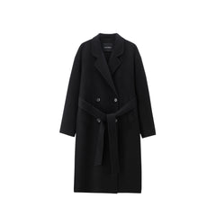 Women's Double-Breasted Double-Face Wool Coat