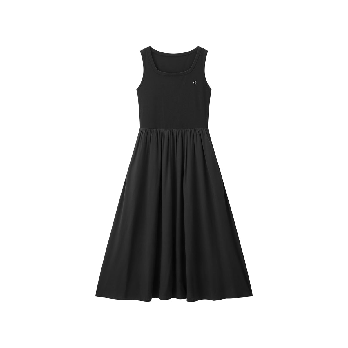 Women's Slim U-Neck Sleeveless Dress