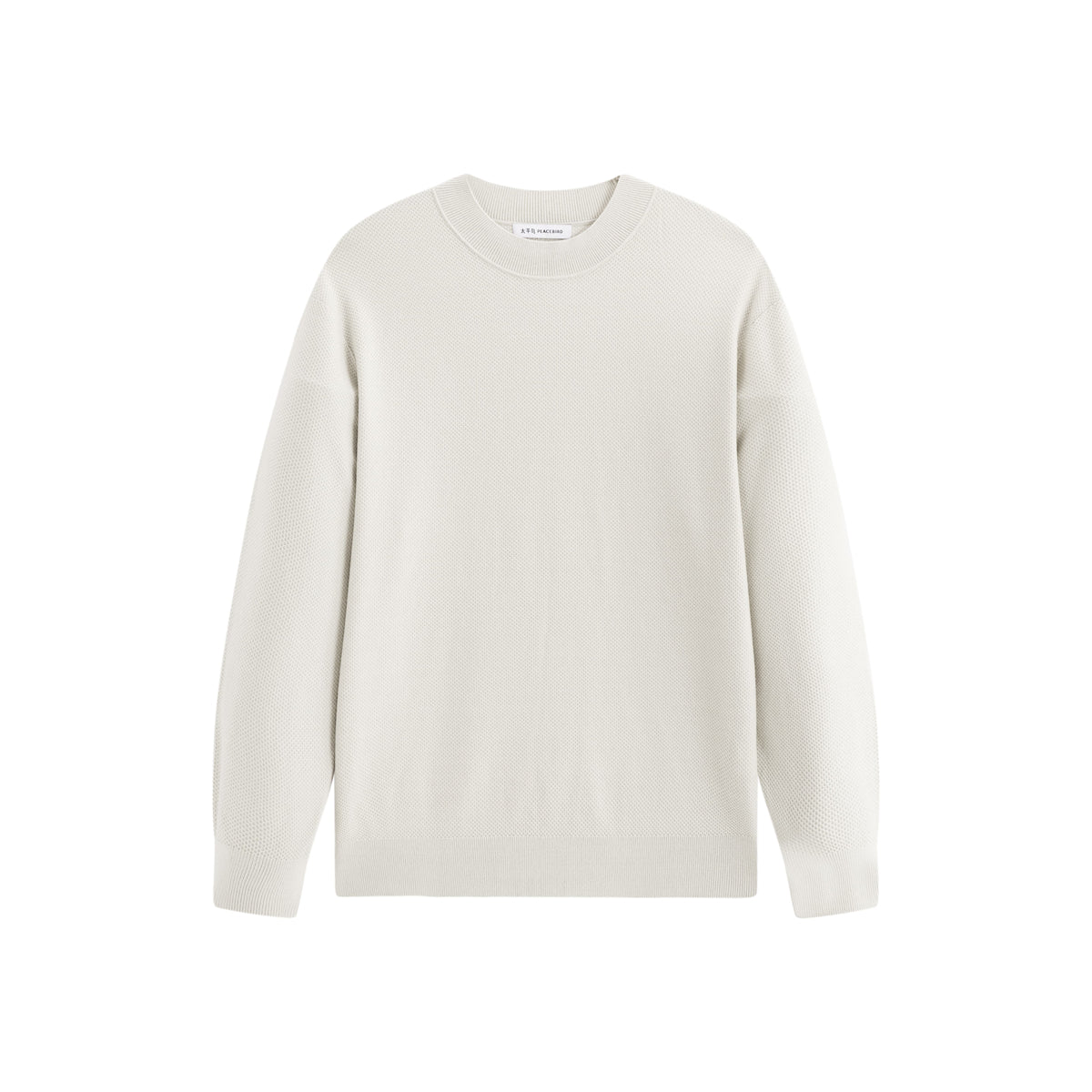 Men's Basic Mock-Neck Knit Pullover
