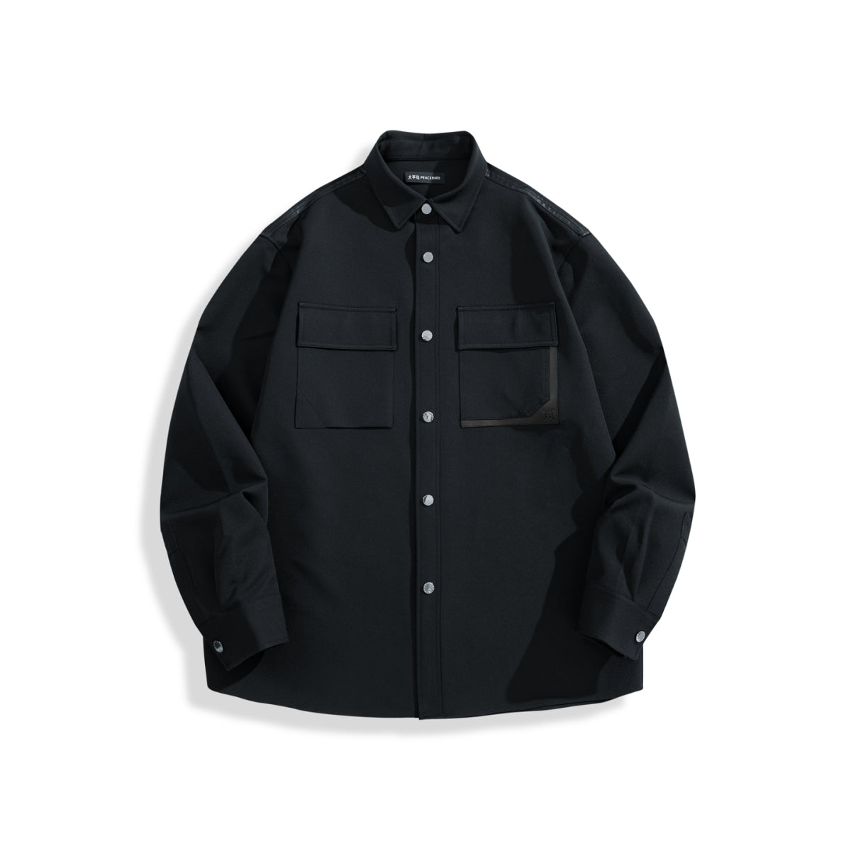 Men's Utility Long-Sleeve Shirt with Patch Pockets