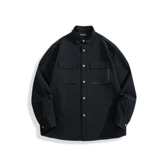 Men's Utility Long-Sleeve Shirt with Patch Pockets