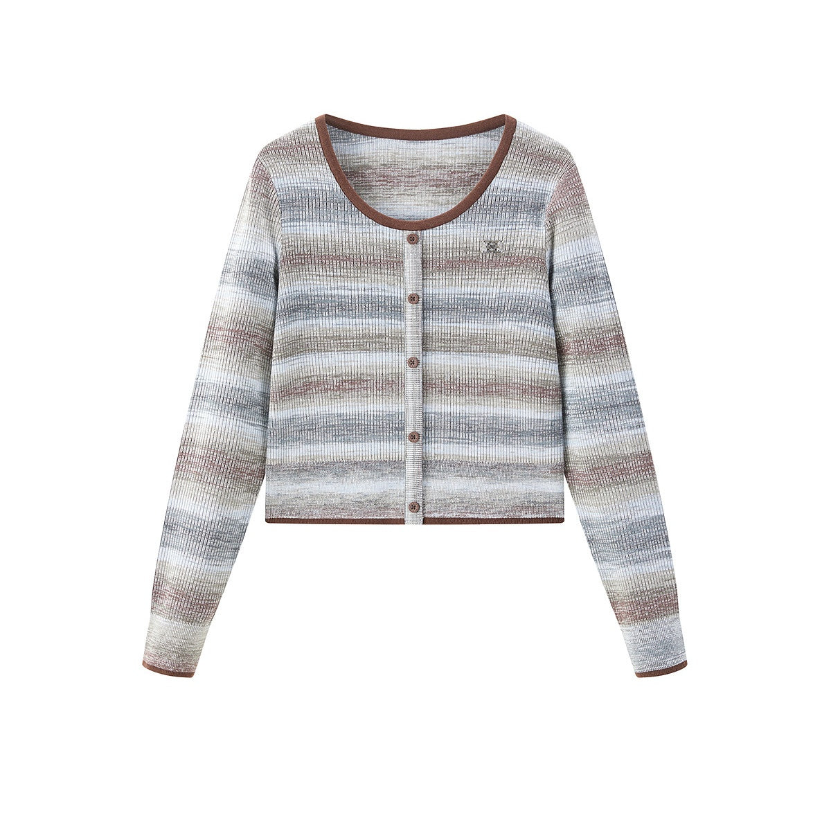 Women's Color Stripe Lyocell Knit Pullover