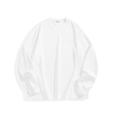 Men's Solid Embroidered Long-Sleeve T-Shirt