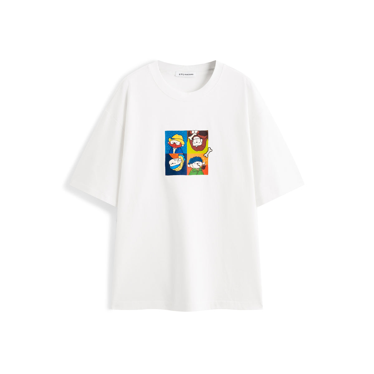 Men's Cotton Cartoon Graphic T-Shirt