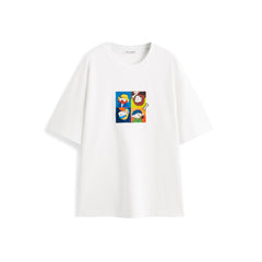 Men's Cotton Cartoon Graphic T-Shirt