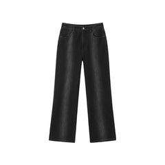 Women's Ombre Washed Straight-Leg Jeans