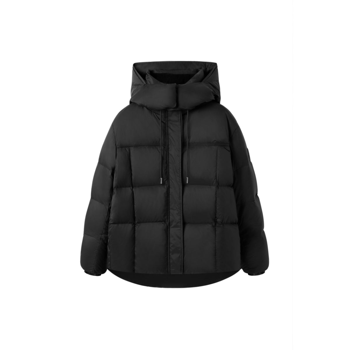 Women's Drawstring Hood Warm Puffer Jacket