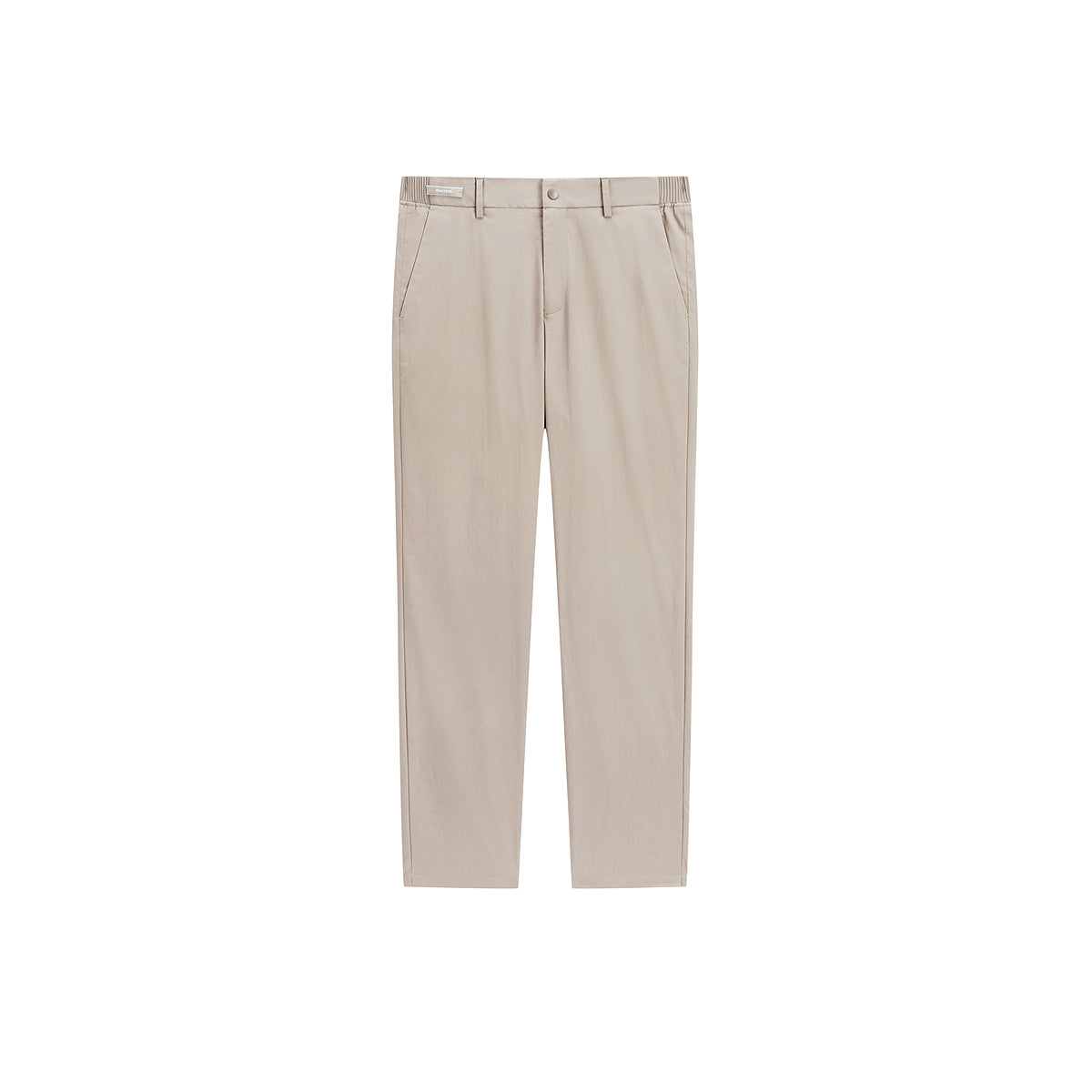 Men's Khaki Tapered Trousers