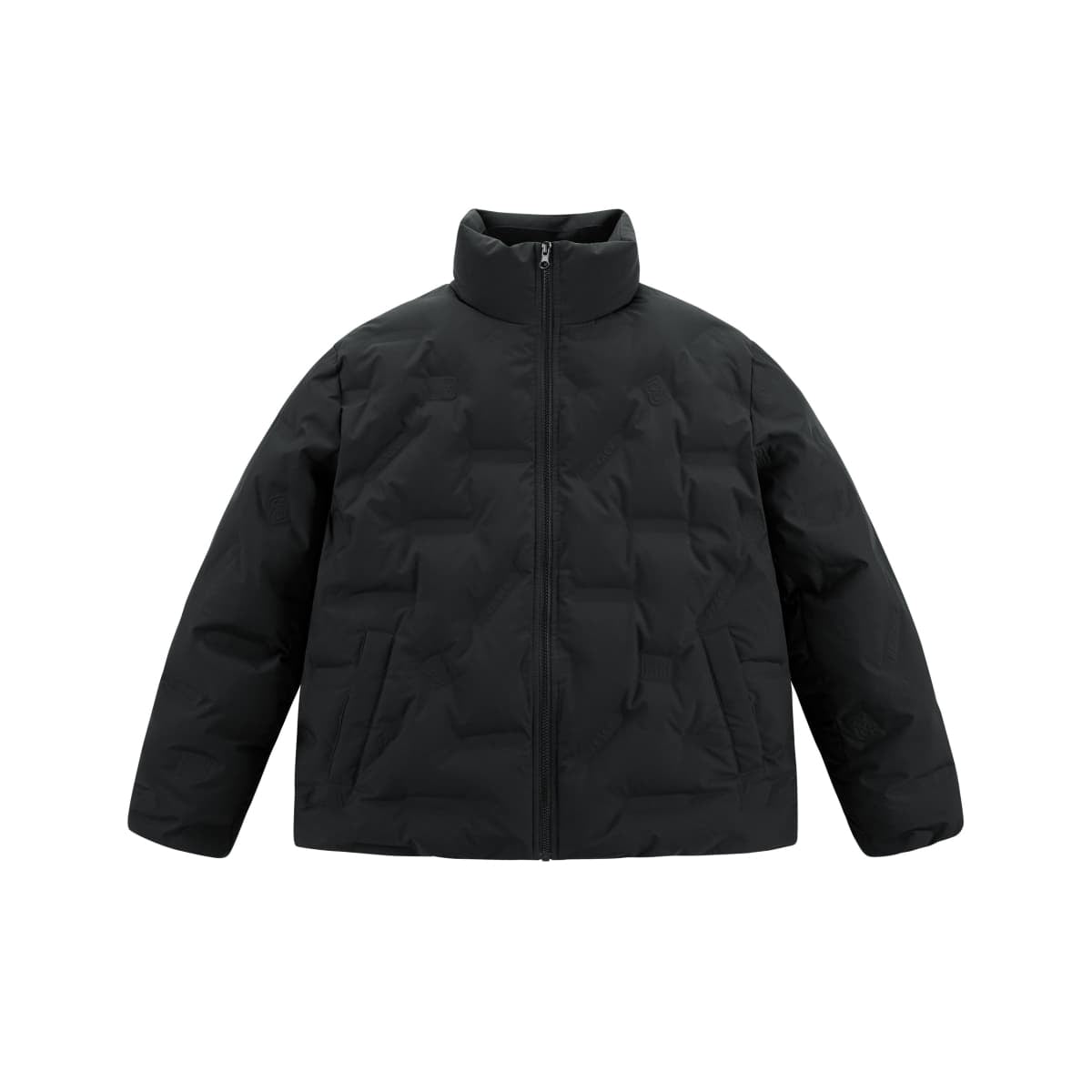 Men's Letter-Bonded Puffer Jacket