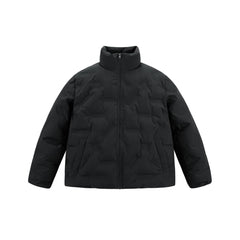 Men's Letter-Bonded Puffer Jacket