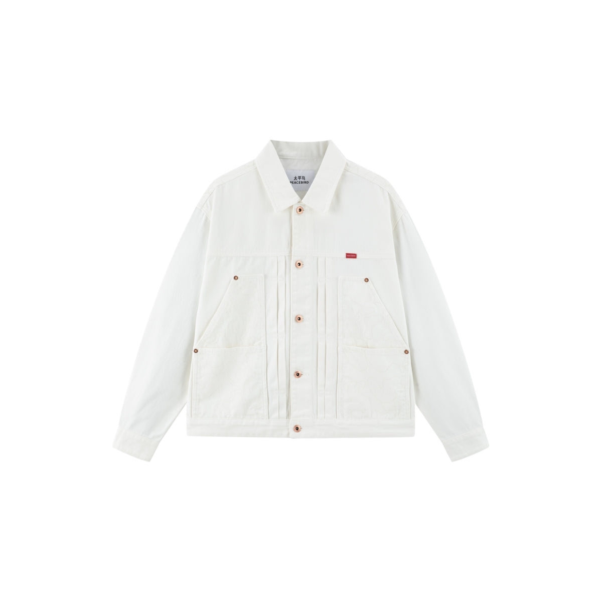 Men's Solid Embroideried Jacket