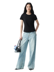 Women's Slim-Fit Antibacterial Crewneck T-Shirt