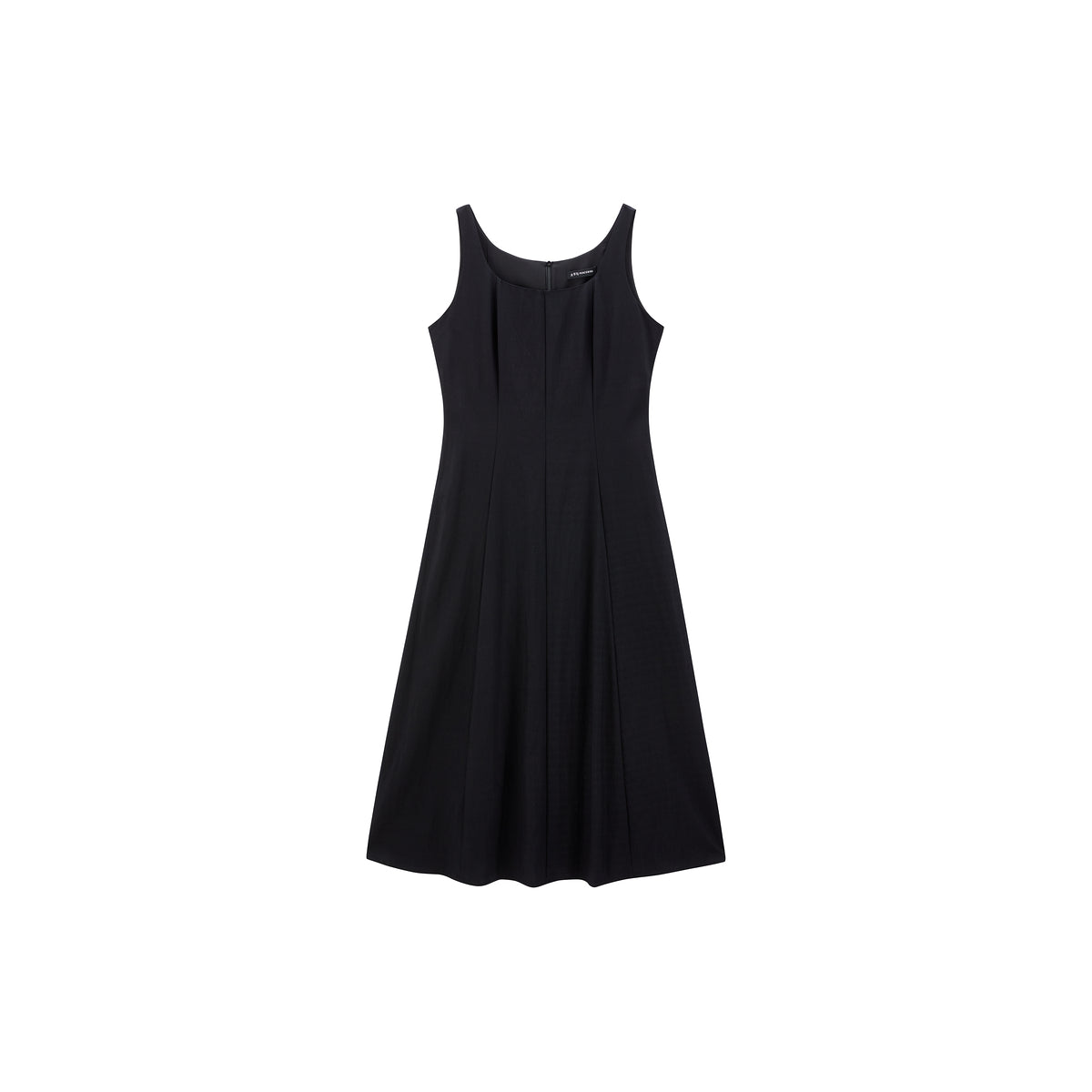 Women's Textured Square-Neck A-Line Sleeveless Dress