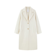 Women's Straight Wool Coat