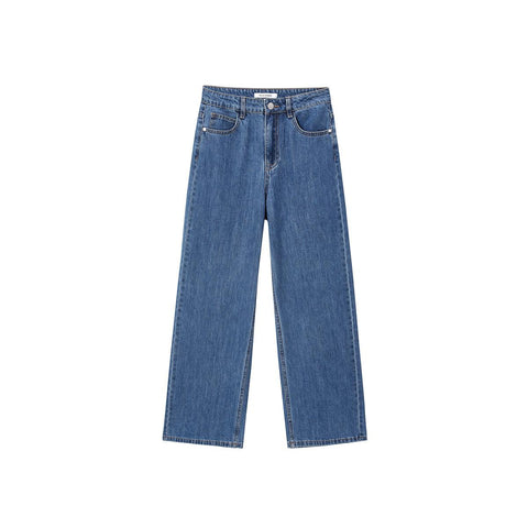 Peacebird Women *US Final Sale* Women's Rhinestone Straight Jeans
