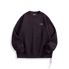 Men's Embossed Embroidery Pullover Sweatshirt