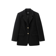 Women's Wool-Blend Tailored Long Coat