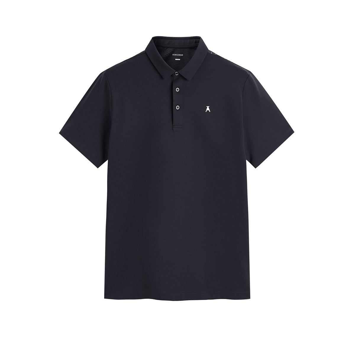 Men's Black Plain Polo Shirt