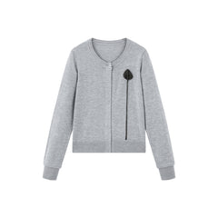 Women's Wool-Blend 3D Floral Elegant Cardigan