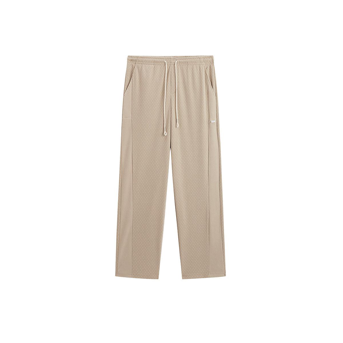 Men's Spliced Straight Fit Pants