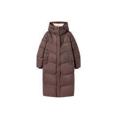 Women's Quilted Extra Long Parka Down Coat