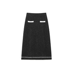 Women's Textured Midi Skirt