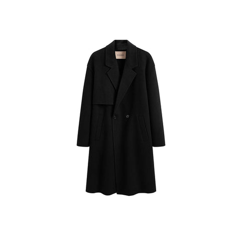 *US Final Sale* Men's Loose Fit Wool Coat